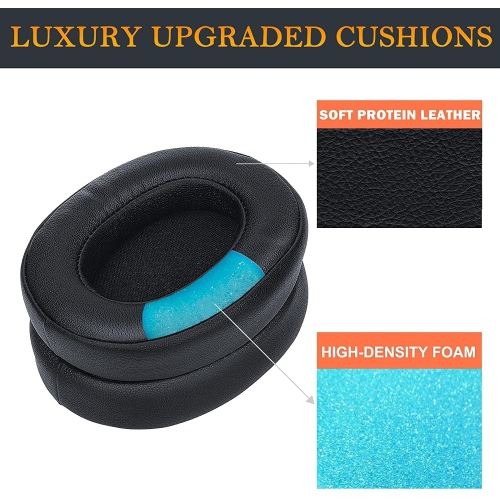Hesh 3 Protein Leather Replacement Ear Pads Compatible with Skullcandy Crusher Crusher Evo Crusher ANC Hesh 3