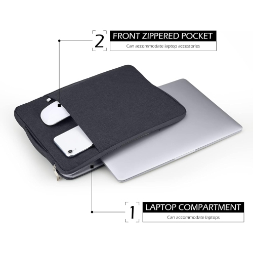 aYoung 13 Inch Laptop Sleeve Waterproof Protective Computer Case Compatible for Lenovo IdeaPad 13.3/HP Envy Laptop