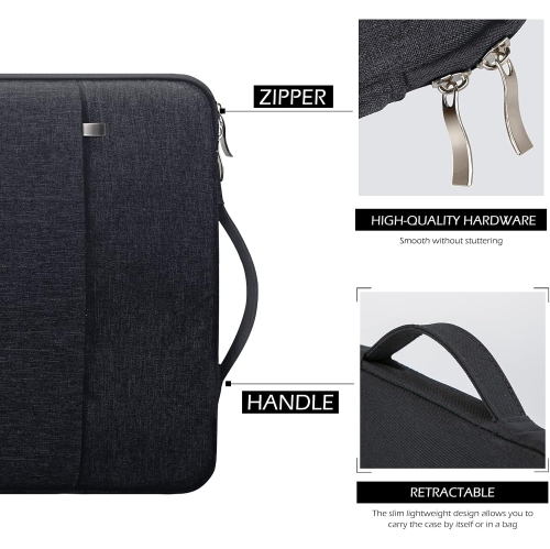 aYoung 13 Inch Laptop Sleeve Waterproof Protective Computer Case Compatible for Lenovo IdeaPad 13.3/HP Envy Laptop