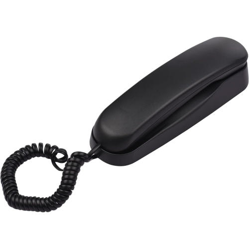 Image 1 de 5.. Téléphone avec fil, téléphone fixe pour la maison avec cordon, aucun cordon d'alimentation c.a./y requis Téléphone mural