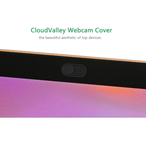 Diapositive de couverture de caméra Web, [paquet de 5] Autocollant de couvercle de caméra Web 0,6&nbsp;mm-mince en métal pour MacBook Pro, MacBook