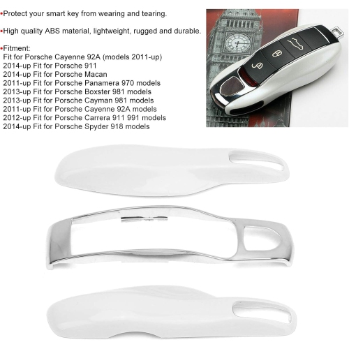 Car Key Case for Porsche 911 Boxste Key Fob Protector Cover Shell Case Trim Replacement