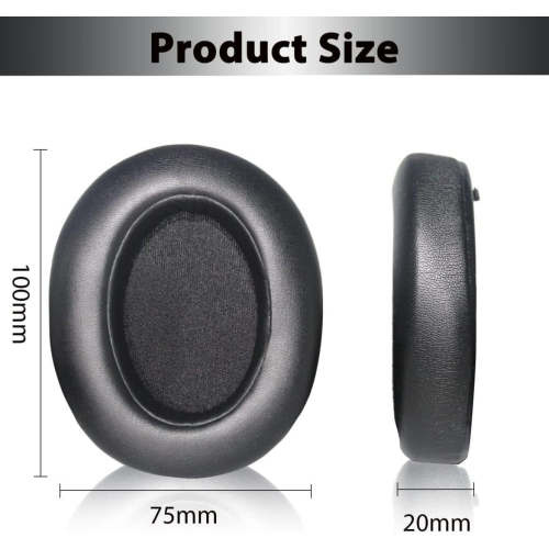 WH-XB910N Replacement Earpads Ear Cushions with Net and Buckle,Noise Canceling Cover Ear Pads Repair Parts