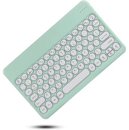 Keyboard Case Compatible with iPad 6th 5th Generation Keyboard Case iPad Air 2 Pro 9.7 inch Cute Round Key Color