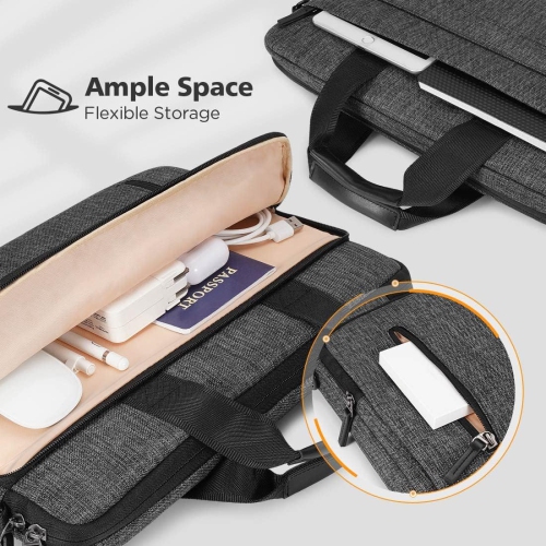 Laptop Bag Case 14 Inch Computer Shoulder Sleeve Briefcase For 15" Macbook air M2 2023/Lenovo Flex 14/14" HP