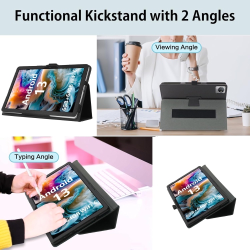 Case Compatible with Blackview Tab 70 /30 10.1 inch Tablet case, Folding Stand with Pencil Holder