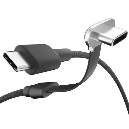 CANACHOICE  USB C Cable 6Ft (1.8M), Right Angle USB C Cable, 60W Flat Type C Cable, Fast Charge USB C Cable, 480Mbps Data Transfer