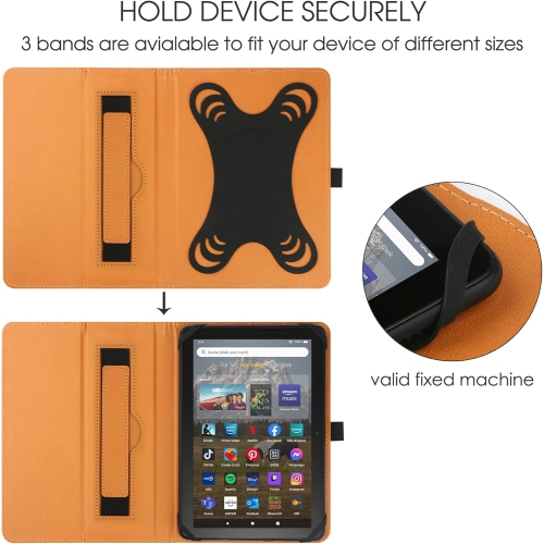 Universal Case for 7 Inch / 8 Inch Tablet, Stand Folio Universal Tablet Case Protective Case for 7 Inch 8 Inch