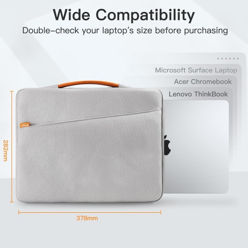 Laptop Sleeve for 15-Inch MacBook Air M2 A2941, 15-Inch MacBook Pro A1990 A1707, Waterproof Bag Case