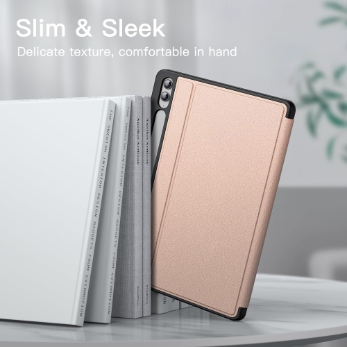 Étui pour Galaxy Tab S9 FE+/S9 FE Plus de 12,4 po de Samsung avec support S Pen, étui folio mince pour tablette