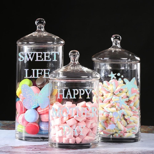 40 Sheets Holographic Sticker Paper, A4 Size Clear Vinyl Self Adhesive Lamination Sticker 4 Styles 8x11.6in