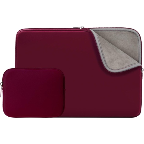 RAINYEAR MAKE LIFE  Rainyear 14 Inch Laptop Sleeve Case Cover Soft Fluffy Lining Bag With Accessories Pouch, Compatible With 14" Dell HP