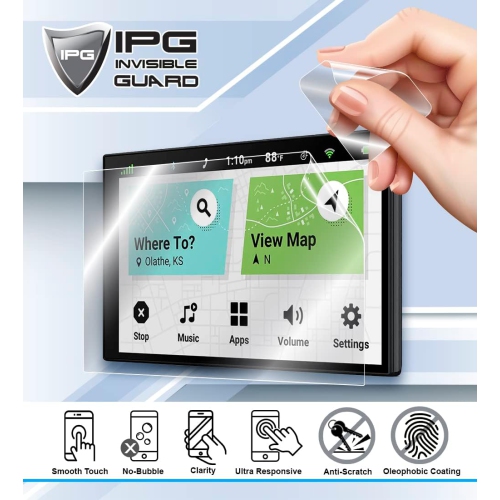 For Garmin dezl OTR800 8-inch GPS Truck Navigator Screen Protector Invisible Ultra HD Clear Film Anti Scratch Skin