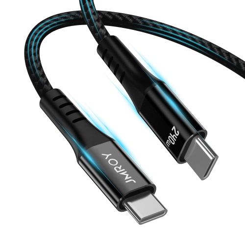JMROY  USB-C to USB-C Charging Cable 240W, (6Ft 240W, 2Pack), USB 2.0 Type C Cable for Iphone 15 / 15Pro / 15Plus /