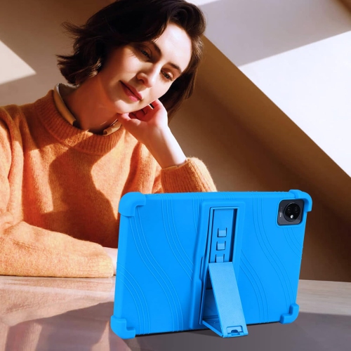 Case for Blackview Tab 7 /Tab 8 /Tab A7 Tablet, Soft Silicone Tablet Case with Adjustable Kickstand Kids