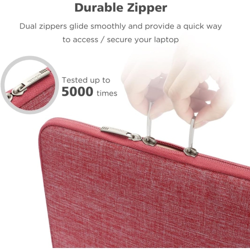 10 Inch Laptop Sleeve Case Water Resistant Protective Portable Bag for 9.7'' 10.5'' 11'' iPad Pro / 10.5'' iPad