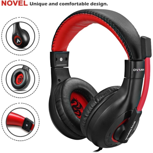Gaming , 3.5mm Wired B Stereo Noise Isolation Gaming Headphones for Online Gaming with for Laptop