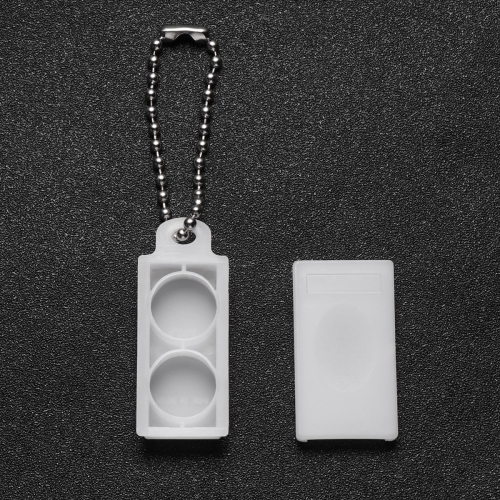 5PCS Small y Case Button Cell Holder y Storage Box with Keychain for Travel Home