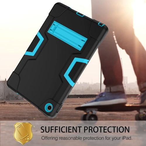 Case for Lenovo Tab M10 Plus 2022-Kickstand Heavy Duty Hard Tablet Cover Shockproof Full Body