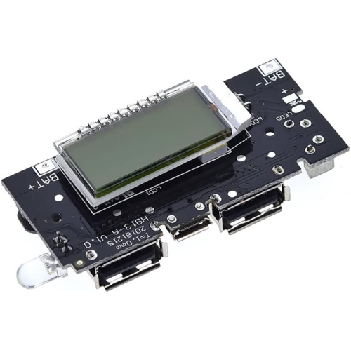 18650 y Charger Module Power Bank PCB Fast Charging Module Board, Dual USB 5V 1A/2.1A y Charger Power Bank