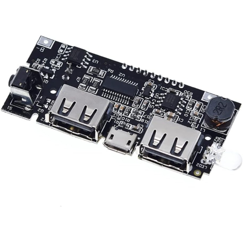 18650 y Charger Module Power Bank PCB Fast Charging Module Board, Dual USB 5V 1A/2.1A y Charger Power Bank