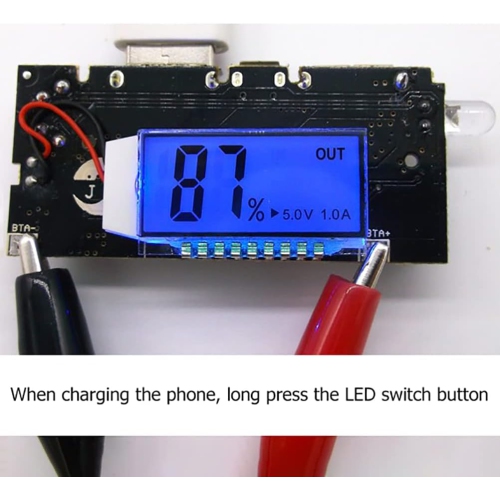 18650 y Charger Module Power Bank PCB Fast Charging Module Board, Dual USB 5V 1A/2.1A y Charger Power Bank