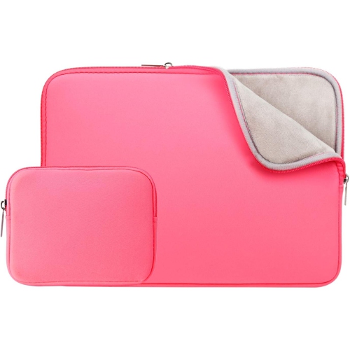 RAINYEAR MAKE LIFE  Rainyear 14 Inch Laptop Sleeve Case Cover Soft Fluffy Lining Bag With Accessories Pouch, Compatible With 14" Dell HP