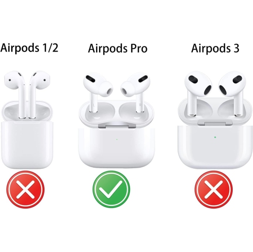 Airpods Pro Case, Case Cover for Airpods Pro 2 with Key Rope,Shockproof Case Compatible with Airpods Pro 2 Case
