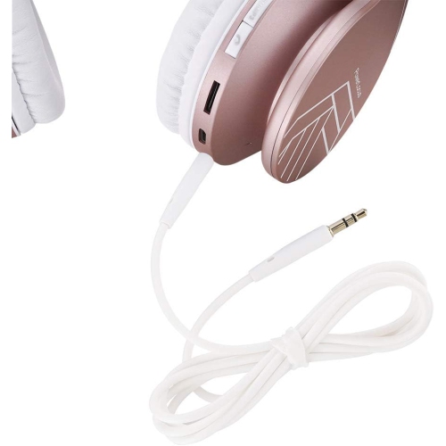 Bluetooth Over-Ear Stereo Foldable Headphones, Wired s Rechargeable with Built-in rophone