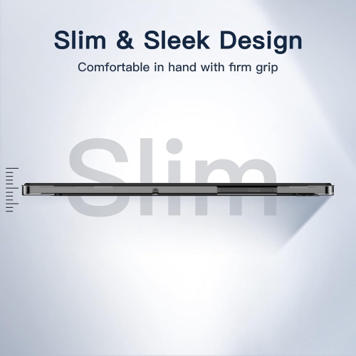 Case for Samsung Galaxy Tab A8 10.5-Inch 2022, Slim Translucent Back Tri-Fold Folio Stand