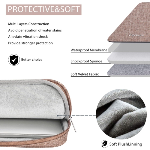 Laptop Case Sleeve Cover Chromebook Case Compatible with Macbook Air/Pro, ipad, Surface Pro, Acer, HP, Dell,