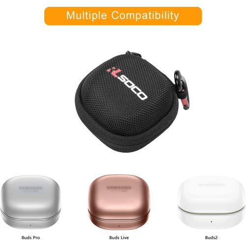 Carrying Case for Samsung Galaxy Buds 2 Pro/Galaxy Buds Live/Galaxy Buds 2/ Galaxy Buds Pro/Buds Fe 2023