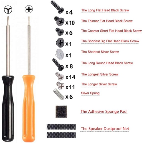 Soft Touch Grip Back Plate for Nintendo Switch Console, NS Joycon Handheld Controller Housing with Full Set