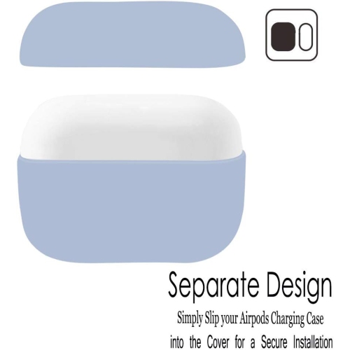 Airpods Pro Case, Protective Ultra-Thin Soft Silicone Shockproof Non-Slip Protection Accessories Cover Case