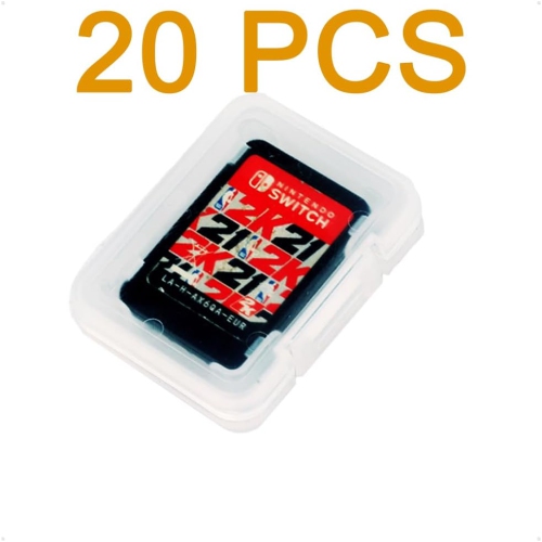 20PCS Switch Game Case Storage for Nintendo Switch/O/Lite, Portable Single Game Dedicated TF Storage Holder