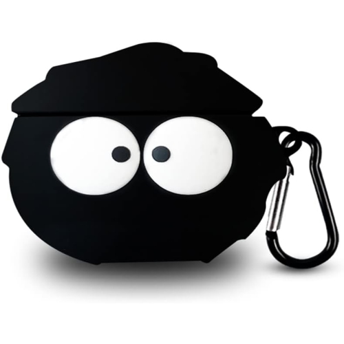 VIWIND  Cute Case Cover Compatible With Airpods Pro With Carabiner Keychain Hook, Funny Kawaii 3D Soft Silicone