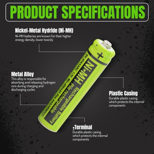 2 BK-40AAABU Replacement 1.2V 400mAh y Packs for Panasonic Cordless Phone Handset