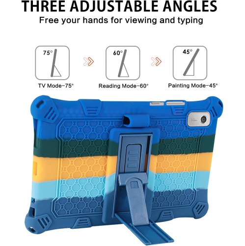 Tablet Case for Lenovo Tab M9 9.0 inch 2023(TB-310FU) Adjustable Stand Kids Friendly Soft Silicone Shockproof