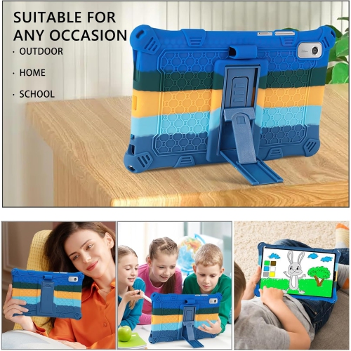 Tablet Case for Lenovo Tab M9 9.0 inch 2023(TB-310FU) Adjustable Stand Kids Friendly Soft Silicone Shockproof