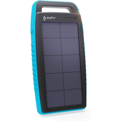 BIGBLUE  15000Mah Solar Y Charger Solar Charger With Dual USB-A Port, Portable Solar Power Bank With Ipx4