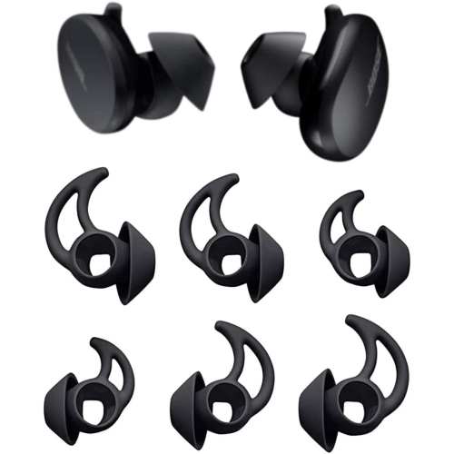 Eartips Replacement for Bose Sport Earbuds QuietComfort Noise Cancelling arbuds, S/M/L 3 Pairs Soft Silicone