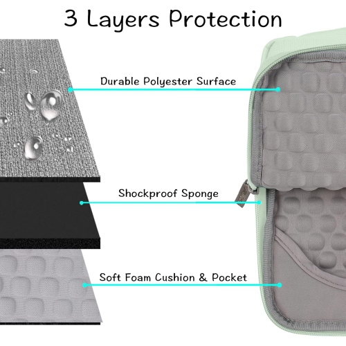 Laptop Sleeve Compatible with MacBook Air/Pro, 13-13.3 inch Notebook, Compatible with MacBook Pro 14 inch M3 M2