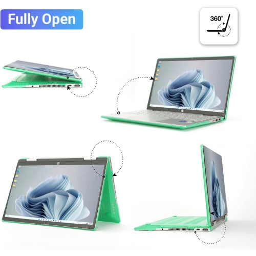 Case ONLY Compatible for 2022~2023 14" HP Pavilion X360 14-EKxxxx series 2-in-1 convertible Laptop PC (NOT