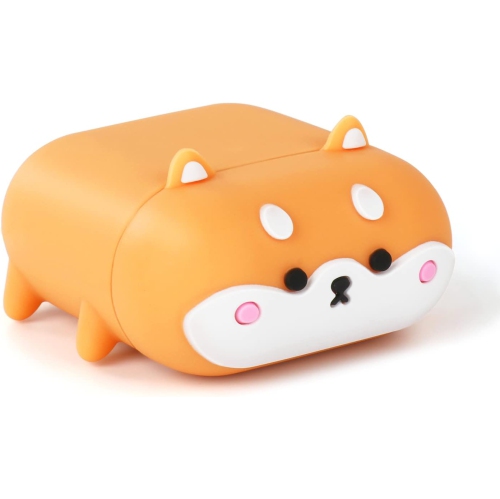 YONOCOSTA  Cute Airpods Case, Airpods 2 Case, Corgi Dog Cool Funny 3D Animals Cartoon Puppy Shaped Full Protection