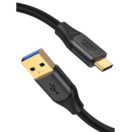 USB C to USB A Cable 1.6FT, USB C to USB 3.1 USB 3.2 Gen2 10Gbps USB A to C Data Cable, Fast Charging