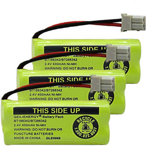 NiMH 2,4&nbsp;V 400&nbsp;mAh y Compatible avec BT-166342 BT-266342 BT-162342 BT-262342 BT183342 BT-183342 Sanik