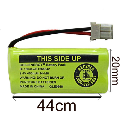 NiMH 2,4&nbsp;V 400&nbsp;mAh y Compatible avec BT-166342 BT-266342 BT-162342 BT-262342 BT183342 BT-183342 Sanik