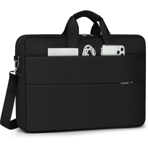 Laptop Bag 17 Inch Slim Briefcase Waterproof Laptop Case for Men Women Lightweight Computer Bag for Travel Business