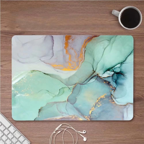 Compatible avec l'étui pour MacBook Air 13 po 2020 2021 M1 A2337 A2179 A1932, étui de protection rigide caoutchouté