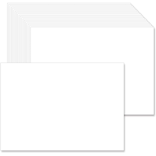 MEIOPUOYEAM  5 X 7 Blank Stock (Set Of 50) Thick Paper - 90Lb Flat S Stock Printer Paper for Make Your Own Diy In White